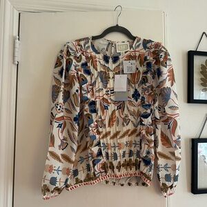 Sail to Sable Multicolor Floral Blouse